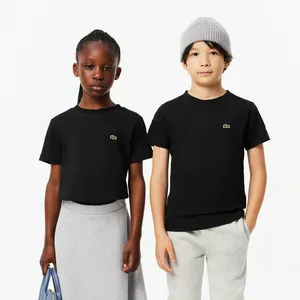 Детская футболка Lacoste из хлопка, черный, арт. TJ1122
