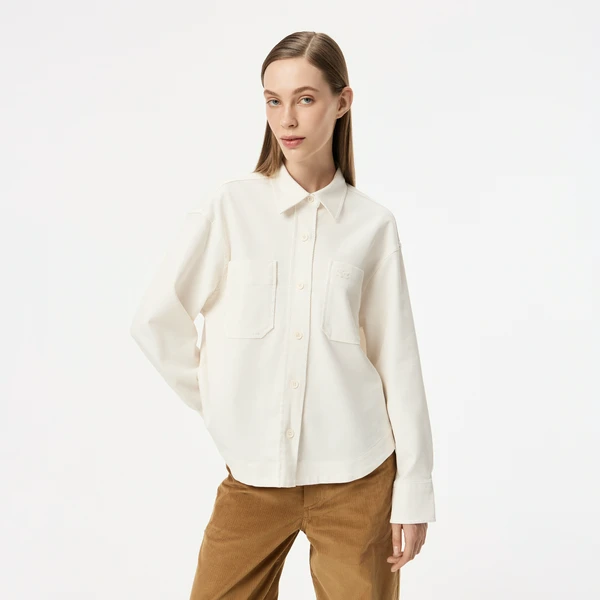 Женская рубашка Lacoste, белый, арт. CF2605