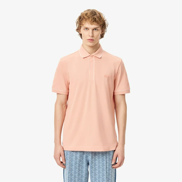 Мужское поло Lacoste Smart Paris из органического хлопка, розовый, арт. PH8184