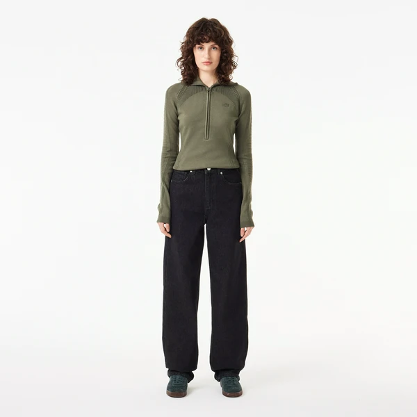 Женские прямые джинсы Lacoste, черный, арт. HF2567R