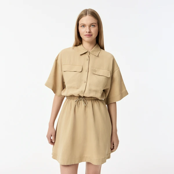 Женское платье Lacoste, бежевый, арт. EF0519R