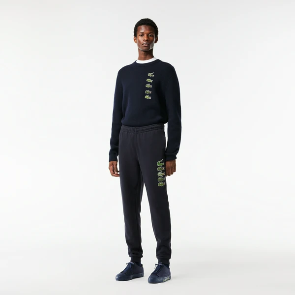 Мужские спортивные брюки Lacoste с флисом, синий, арт. XH3585