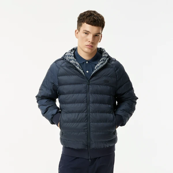 Мужская стёганая куртка Lacoste, синий, арт. BH0411