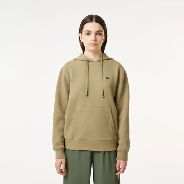Женская толстовка Lacoste с капюшоном, бежевый, арт. SF8346
