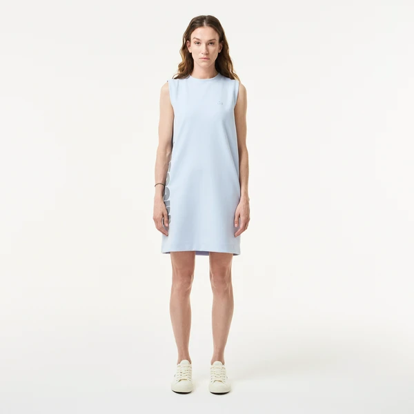 Женское платье Lacoste без рукавов, голубой, арт. EF0411