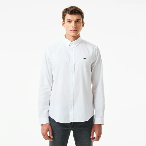 Мужская рубашка Lacoste, белый, арт. CH1948R