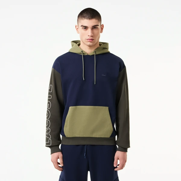 Мужская толстовка Lacoste с капюшоном, синий, арт. SH2514