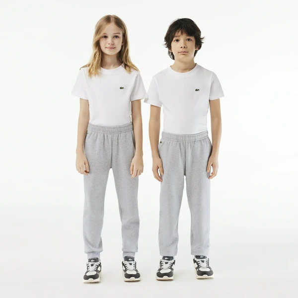 Детские флисовые спортивные брюки Lacoste, серый, арт. XJ9728