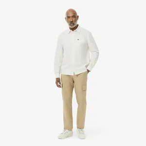 Мужские брюки Lacoste из органического хлопка, бежевый, арт. HH9223