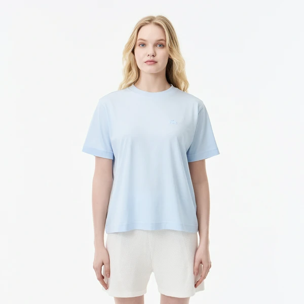 Женская футболка Lacoste, голубой, арт. TF0503