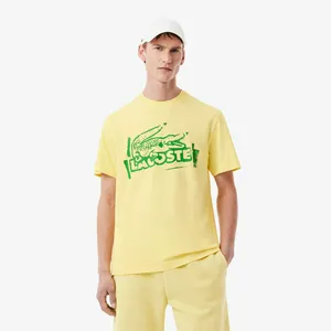 Мужская футболка Lacoste из органического хлопка, желтый, арт. TH0284