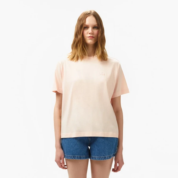 Женская футболка Lacoste, розовый, арт. TF0503