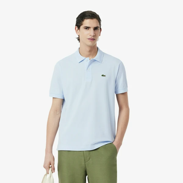 Мужское поло Lacoste из органического хлопка, голубой, арт. PH9851