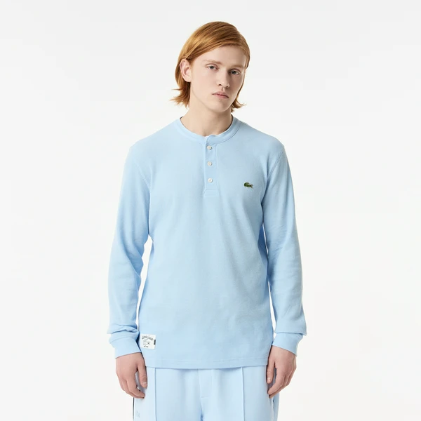 Мужской лонгслив Lacoste, голубой, арт. TH0035