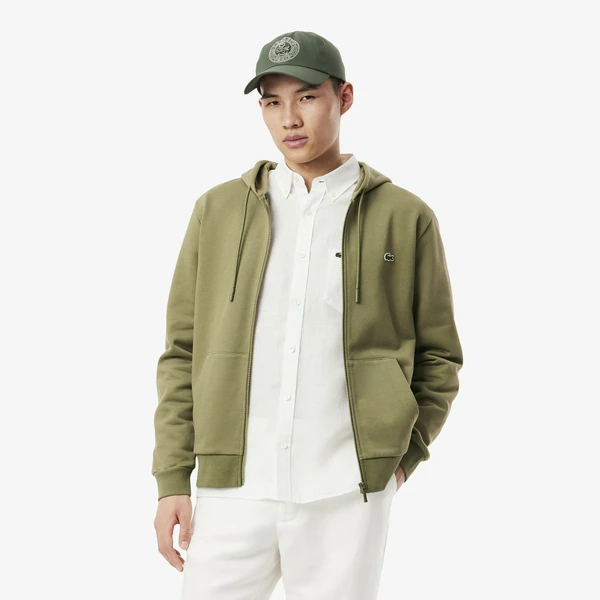 Мужская толстовка Lacoste, хаки, арт. SH9809