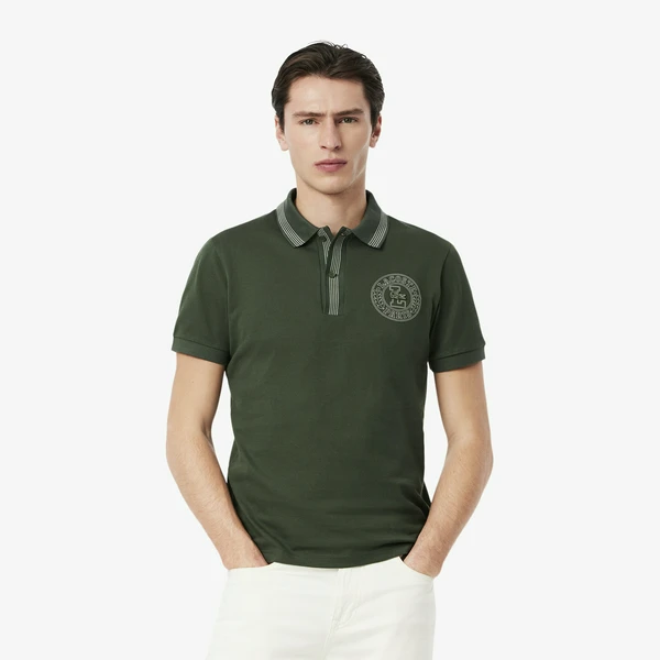 Поло Lacoste из органического хлопка, зеленый, арт. PH9960