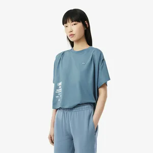 Женская футболка Lacoste, синий, арт. TF9631