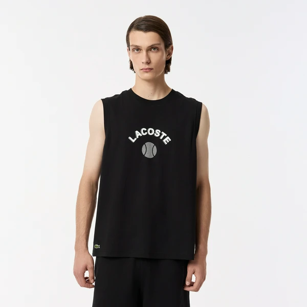 Мужской топ Lacoste, черный, арт. TH0520