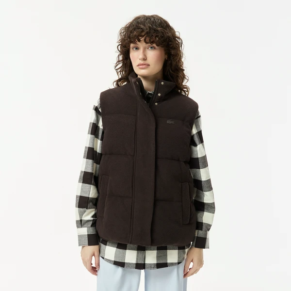Женский жилет Lacoste, коричневый, арт. BF2629