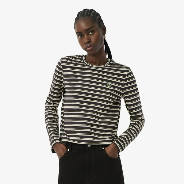 Женская футболка Lacoste, коричневый, арт. TF7573