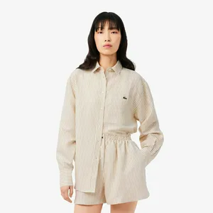 Женская рубашка Lacoste, бежевый, арт. CF1429