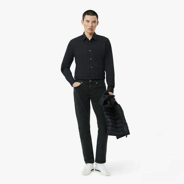 Джинсы Lacoste приталенного кроя, черный, арт. HH5019