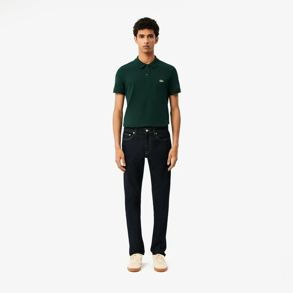 Мужские джинсы Lacoste приталенного кроя, синий, арт. HH5019