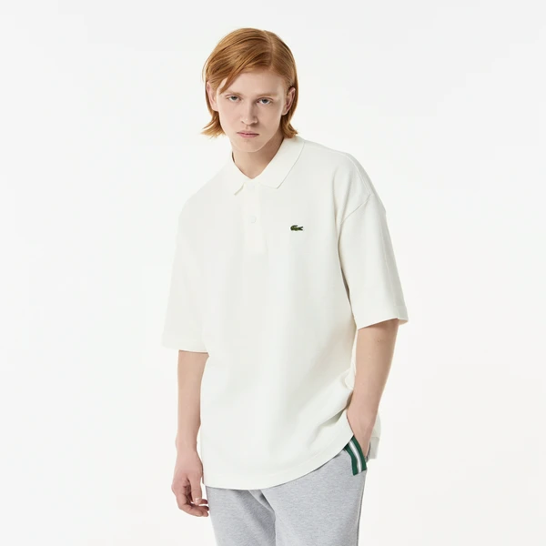 Мужское поло Lacoste, белый, арт. PH0530