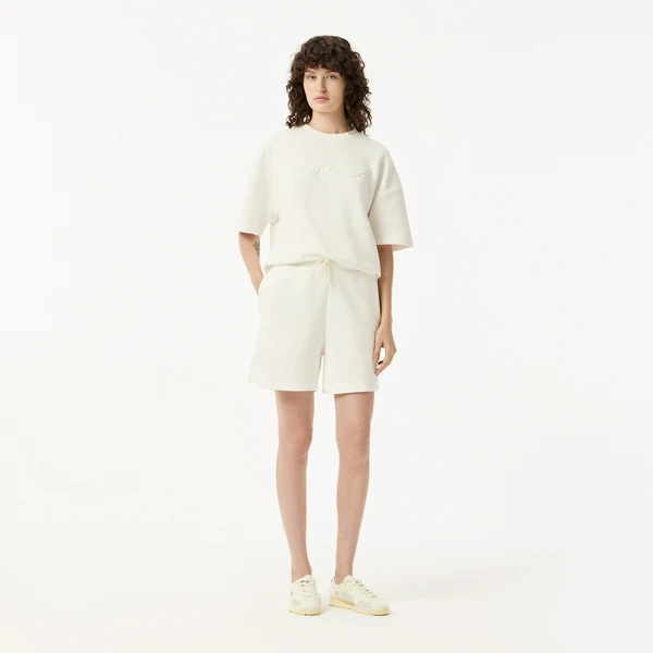 Женские шорты Lacoste, белый, арт. GF0409
