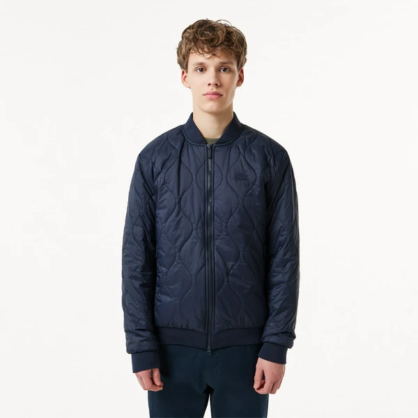Мужская стёганая куртка Lacoste, синий, арт. BH0409
