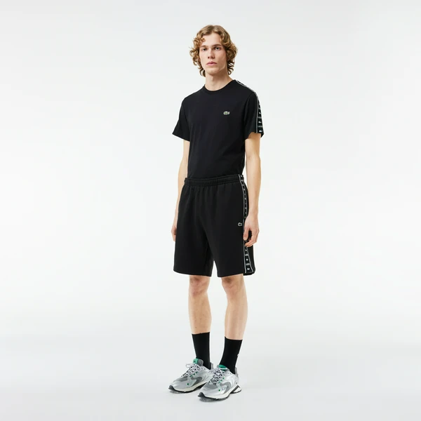 Флисовые шорты Lacoste, черный, арт. GH7397