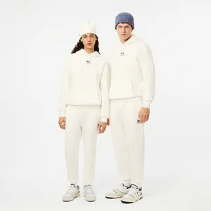 Спортивные хлопковые брюки Lacoste унисекс, белый, арт. XH2724