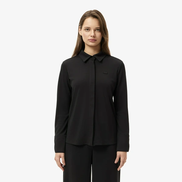 Женская рубашка Lacoste, черный, арт. CF2631