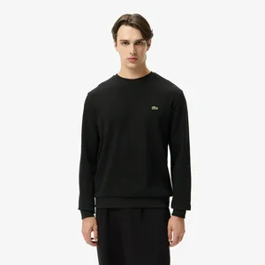Мужской хлопковый свитшот Lacoste, черный, арт. TH2634
