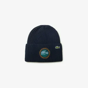 Вязаная шапка Lacoste Tennis Heritage, синий, арт. RB2605