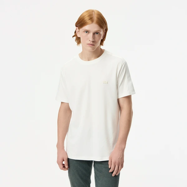 Мужская футболка Lacoste, белый, арт. TH2614