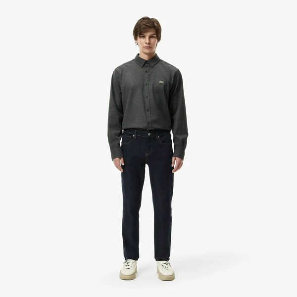 Мужские брюки Lacoste приталенного кроя, синий, арт. HH2631