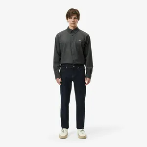 Мужские брюки Lacoste приталенного кроя, синий, арт. HH2631