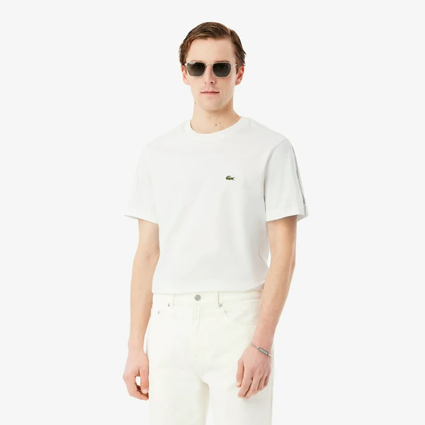Мужская футболка Lacoste TH0888, белый, арт. TH0888