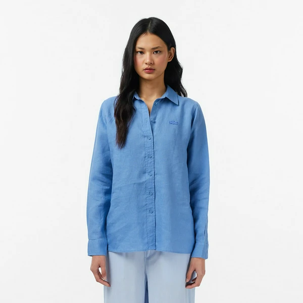 Рубашка Lacoste свободного кроя, голубой, арт. CF0301