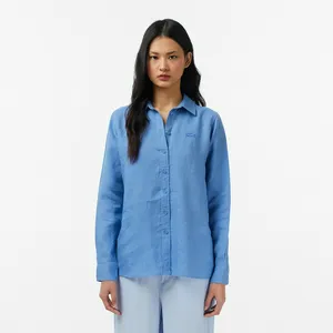Рубашка Lacoste свободного кроя, голубой, арт. CF0301