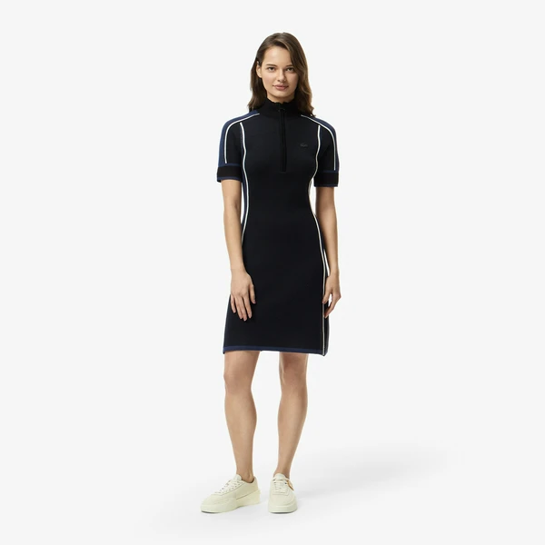 Платье Lacoste классического кроя, черный, арт. EF2609