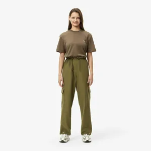 Женские брюки Lacoste оверсайз, хаки, арт. HF8962