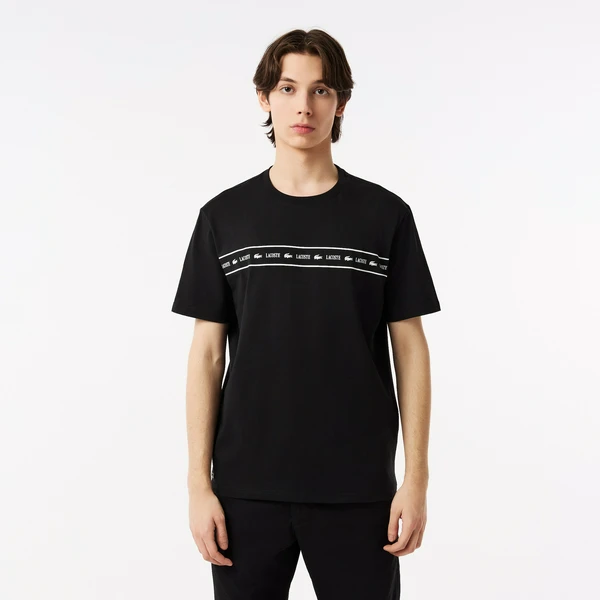Мужская футболка Lacoste, черный, арт. TH0419