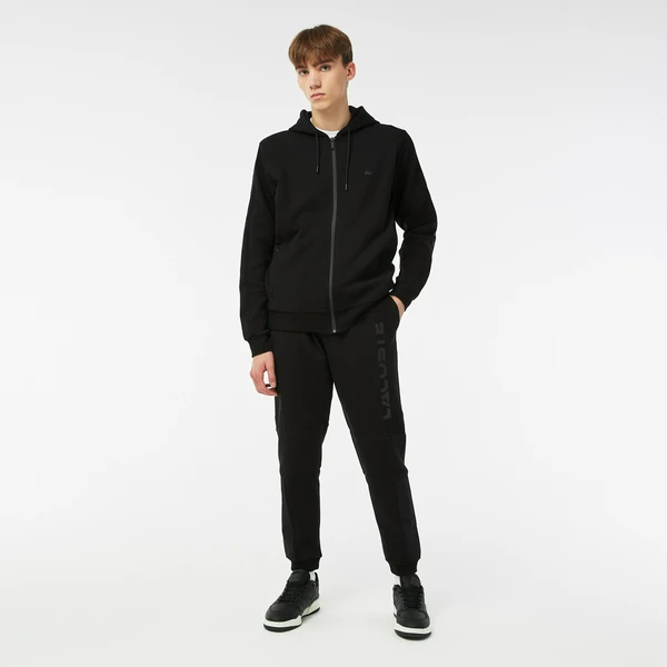 Спортивные брюки Lacoste приталенного кроя, черный, арт. XH2402