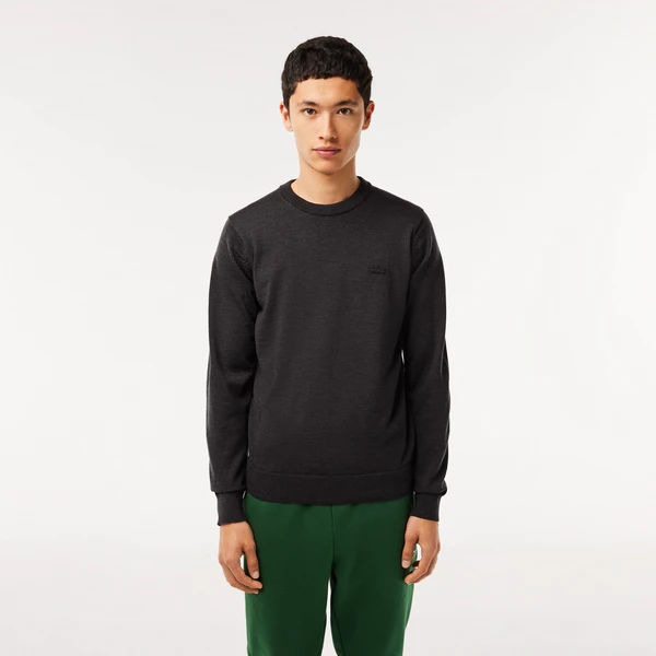 Мужской свитер Lacoste, черный, арт. AH1969