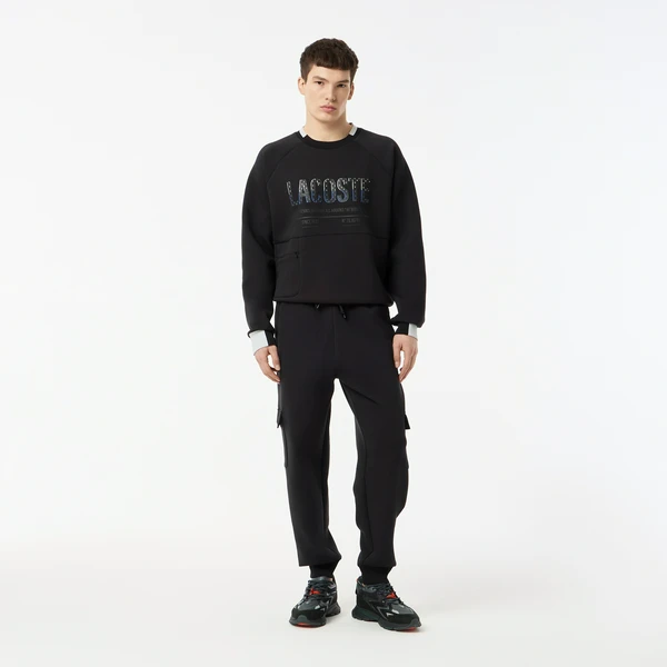 Мужские спортивные брюки Lacoste, черный, арт. XH0507