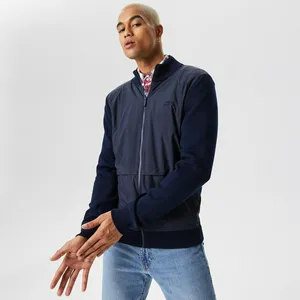 Свитер Lacoste мужской двусоставной на молнии, синий, арт. AH2339