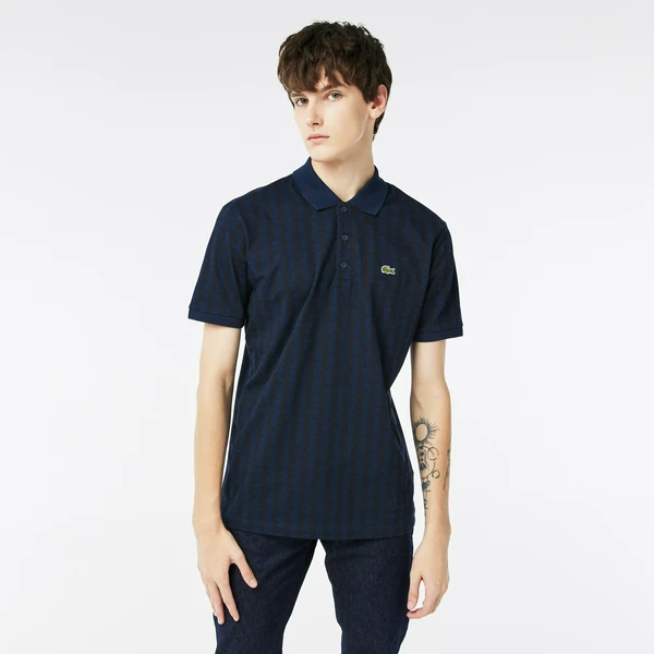 Поло Lacoste приталенного кроя, синий, арт. PH2410