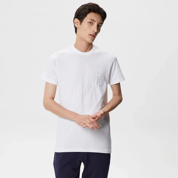 Футболка Lacoste стандартного кроя, белый, арт. TH2406
